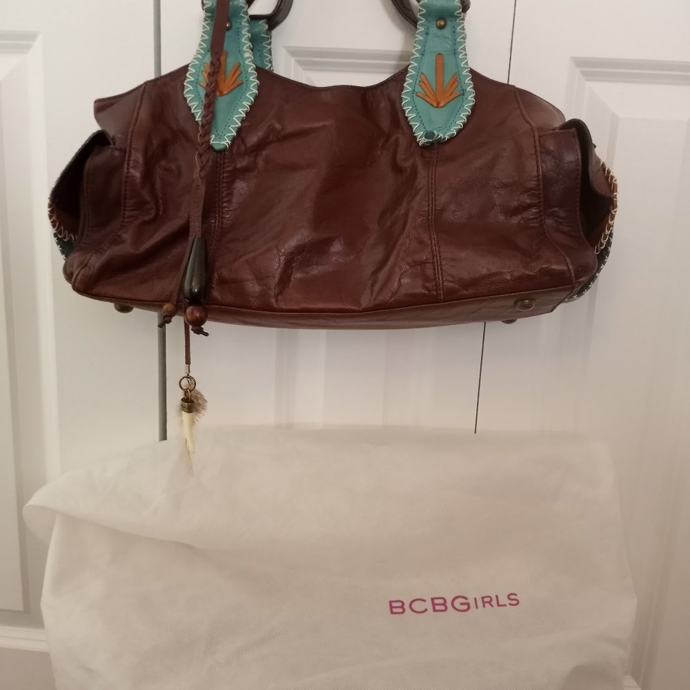 BCBG Girls Soft Leather Satchel